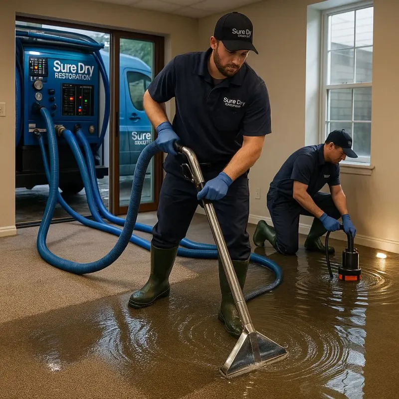 Water Extraction and Removal process in Bessemer, PA